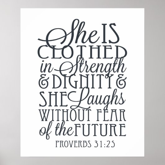 Proverbs 31 Gifts - Gedetailleerd in kracht en waa Poster (Voorkant)
