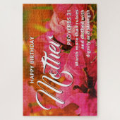 Proverbs 31 HAPPY BIRTHDAY MOTHER Floral 20"x30" Legpuzzel (Verticaal)