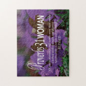 PROVERBS 31 Inspirerend Christelijk VROUW Legpuzzel (Verticaal)
