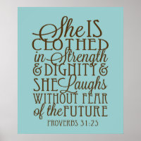 Proverbs 31 - Kleed in Sterkte & Waardigheid Bruin
