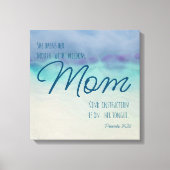Proverbs 31 mam canvas afdruk (Voorkant)