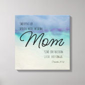 Proverbs 31 mam canvas afdruk (Voorkant)