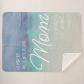 Proverbs 31 mam sherpa deken (Voorkant (horizontaal))