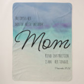 Proverbs 31 mam sherpa deken (Voorkant)