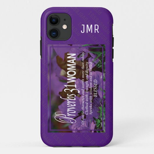PROVERBS 31 | Meer dan PAARS Hoesje-M van rozijnen Case-Mate iPhone Case (Achterkant)