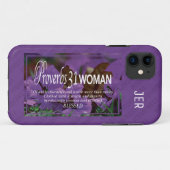 PROVERBS 31 | Meer dan PAARSE roebelingen Case-Mate iPhone Case (Achterkant (horizontaal))