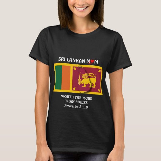 PROVERBS 31 | Meer dan roebel | MOM SRI LANKAN T-shirt (Voorkant)