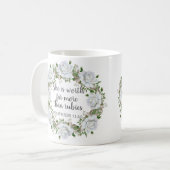 Proverbs 31 moeder verreweg meer dan Rozen van roe Koffiemok (Voorkant links)