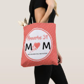 PROVERBS 31 Moederdag Birthday Coral Tote Bag (Dichtbij)