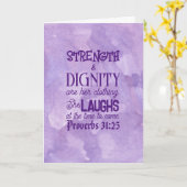 Proverbs 31 Moederdag gevouwen wenskaart Kaart (Gele Bloem)