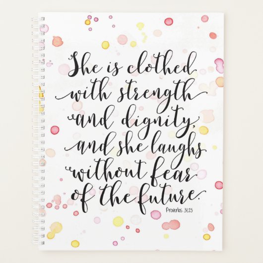 Proverbs 31 Planner Waterverf vrouwen (Voorkant)