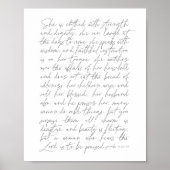 Proverbs 31-script poster (Voorkant)