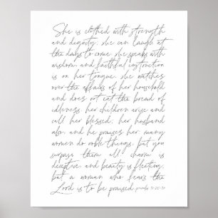 Proverbs 31-script poster