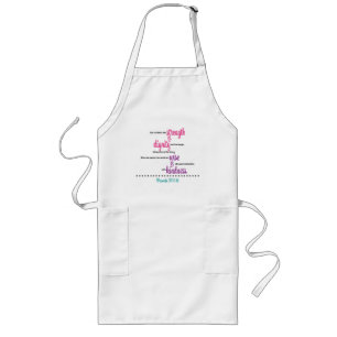 Proverbs 31 Sterkte en Waardigheid Apron Lang Schort