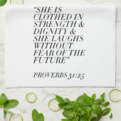 Proverbs 31 theedoek (Gevouwen)