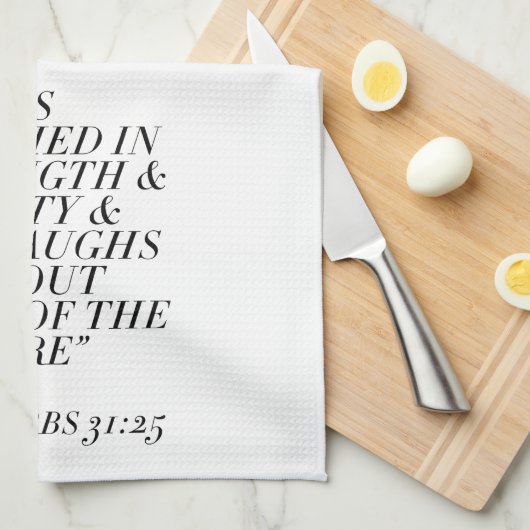 Proverbs 31 theedoek (Quarter Fold)