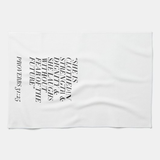 Proverbs 31 theedoek (Horizontaal)