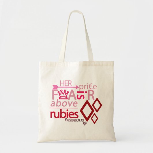 Proverbs 31 tote bag (Voorkant)