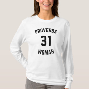 Proverbs 31 vrouw t-shirt