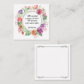 Proverbs 31 Vrouw van Roos Kaart Notitiekaartje (Voorkant / Achterkant)