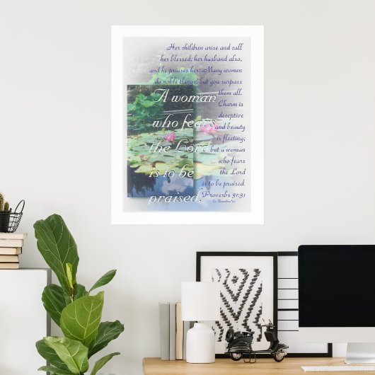 Proverbs 31 vrouwelijk poster (Thuiskantoor)