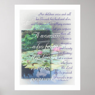 Proverbs 31 vrouwelijk poster
