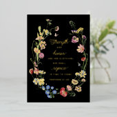 Proverbs 31 Wildbloemen Folie Desk Afdrukken Folie Feestdagenkaart (Staand Voorkant)