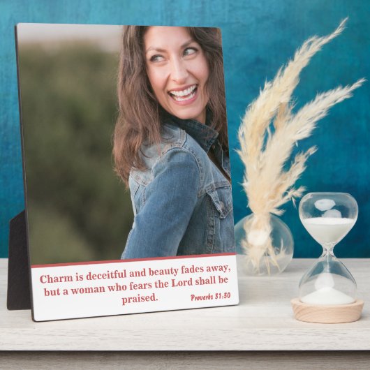 Proverbs 31 Woman Gift Fotoplaat (Zijkant)