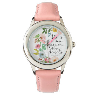 Proverbs 31 Ze is veel waardevoller. Horloge