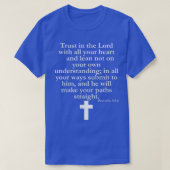 Proverbs 356 ChristianScripture Religious T-shirt (Design voorkant)