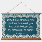 Proverbs 3:24 hangend wandkleed (Voorkant)