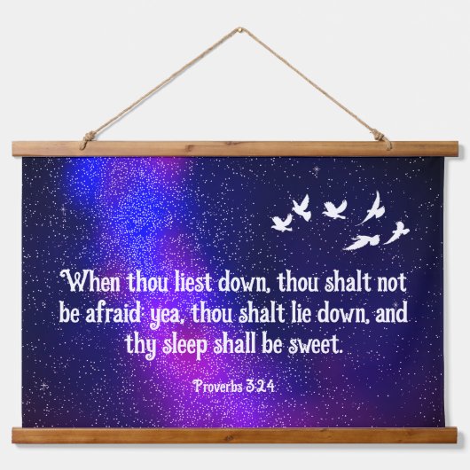 Proverbs 3:24 hangend wandkleed (Voorkant)