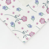 Proverbs 3:3–4 Floral Scripture  Fleece Deken (Hoek)