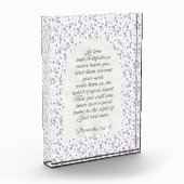 Proverbs 3:3–4 Floral Scripture  Fotoblokken (Links)
