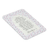 Proverbs 3:3–4 Floral Scripture  Magneet (Rechterzijde)