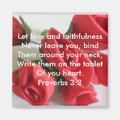 Proverbs 3:3 magneet (Voorkant)