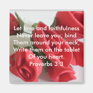 Proverbs 3:3 magneet