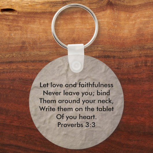 Proverbs 3:3 sleutelhanger (Voorkant)