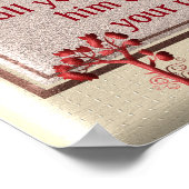 Proverbs 3:5-6 ~~art afdrukken poster (Hoek)