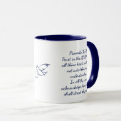Proverbs 3:5-6 Bible Verse, 11 oz Coffee Mug  Mok (Voorkant rechts)