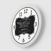 Proverbs 3:5-6 Bijbel Verse Aangepaste Christelijk Grote Klok (Hoek)