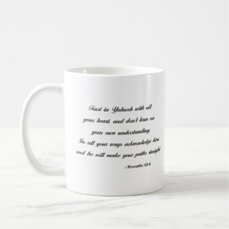 Proverbs 3:5-6 | Bijbelse versie Koffiemok