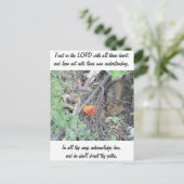 Proverbs 3:5-6 briefkaart (Staand voorkant)