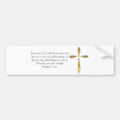 Proverbs 3:5-6 bumpersticker (Voorkant)