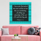 Proverbs 3:5-6 canvas afdruk (Insitu (Woonkamer))