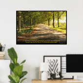 Proverbs 3:5-6 Christelijk Bijbelverse Poster (Thuiskantoor)