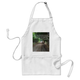 Proverbs 3:5-6 Christelijk Bijbelverse Poster Standaard Schort