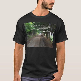 Proverbs 3:5-6 Christelijk Bijbelverse Poster T-shirt