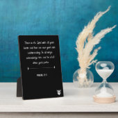 Proverbs 3:5-6 fotoplaat (Zijkant)