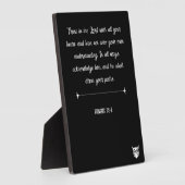 Proverbs 3:5-6 fotoplaat (Zijkant)
